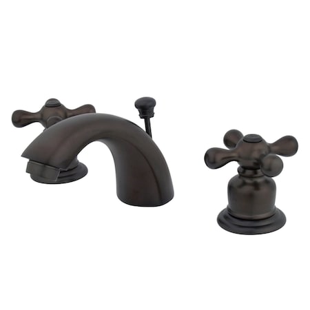 Kingston Brass KB955AX Mini-Widespread Bathroom Faucet, Oil Rubbed Bronze KB955AX